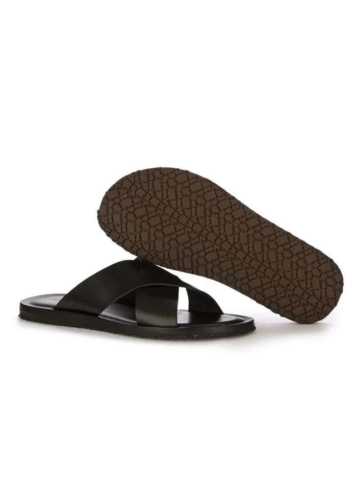 CUOIERIA TOSCANA | SANDALI DIVE NERO