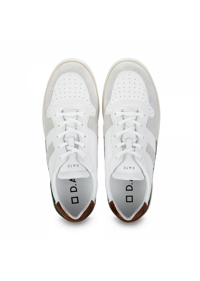 D.A.T.E. | SNEAKERS 2.0 SCAMOSCIATA MARRONE BIANCO