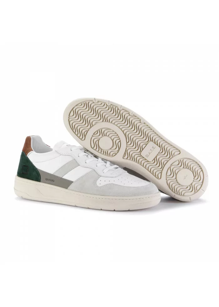 D.A.T.E. | SNEAKERS 2.0 SCAMOSCIATA MARRONE BIANCO