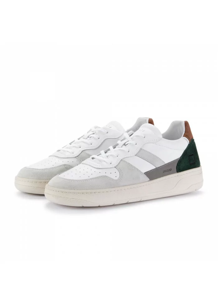 D.A.T.E. | SNEAKERS 2.0 SCAMOSCIATA MARRONE BIANCO