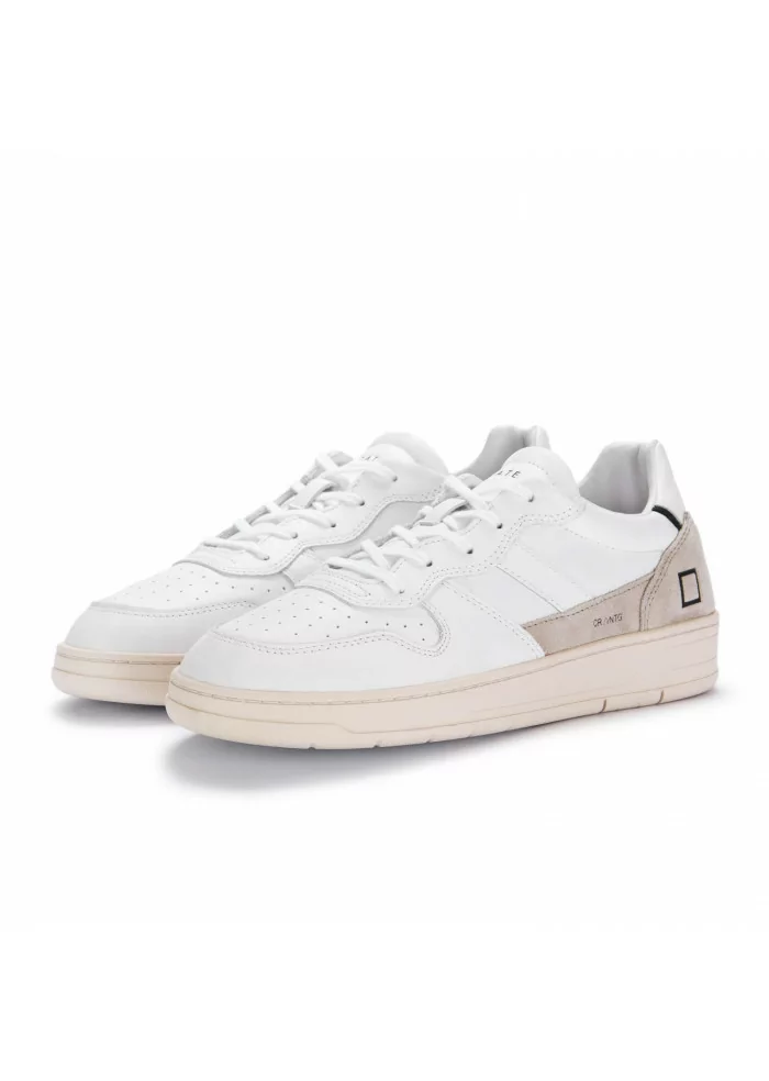 D.A.T.E. | SNEAKERS COURT 2.0 VINTAGE BIANCO BEIGE