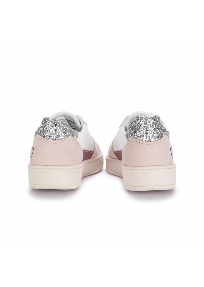 D.A.T.E. | SNEAKERS COURT 2.0 VINTAGE BIANCO ROSA