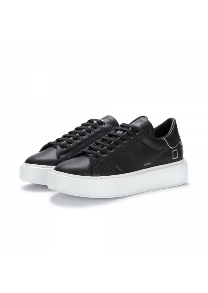 D.A.T.E. | SNEAKERS DONNA W371 SFERA CALF NERO