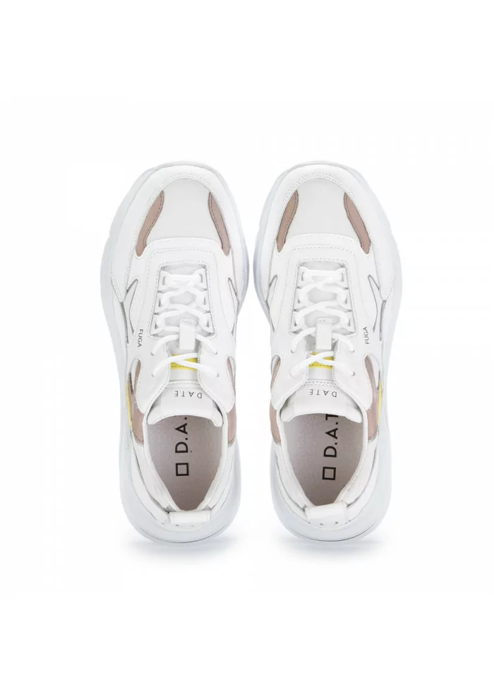 D.A.T.E. | SNEAKERS FUGA 2.0 NYLON BIANCO GIALLO