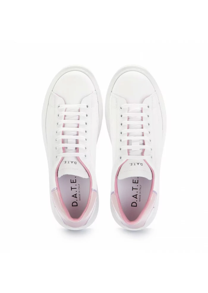 D.A.T.E. | SNEAKERS SFERA PATENT BIANCO ROSA