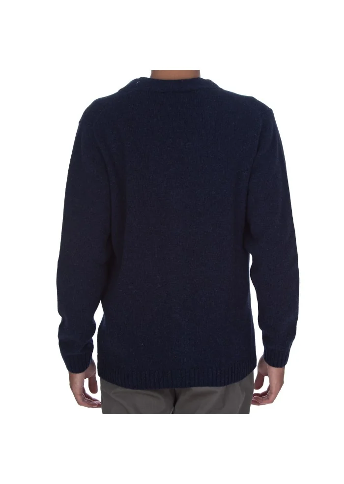 DANIELE FIESOLI | CARDIGAN SCOLLO A V BLU