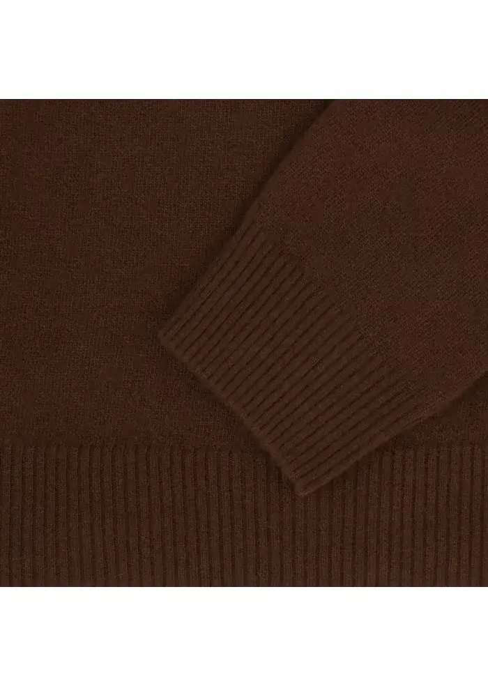 DANIELE FIESOLI | MAGLIONE GIROCOLLO MARRONE