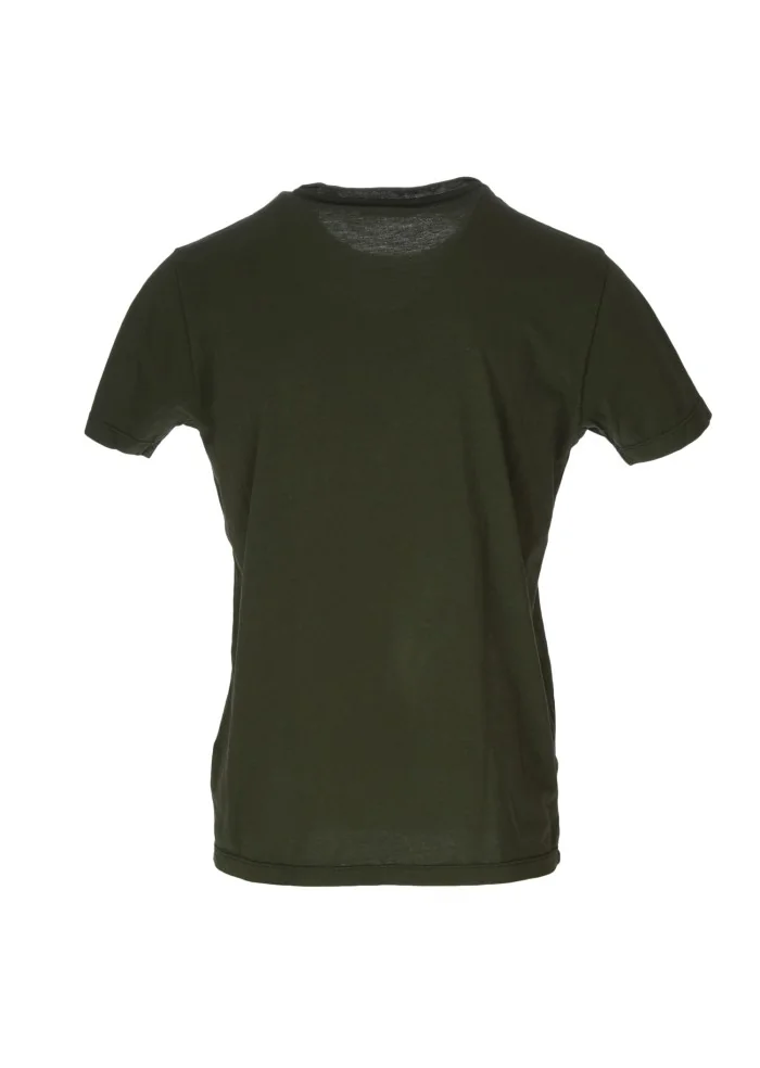 DANIELE FIESOLI | T-SHIRT PARICOLLO LOOSE VERDE MILITARE