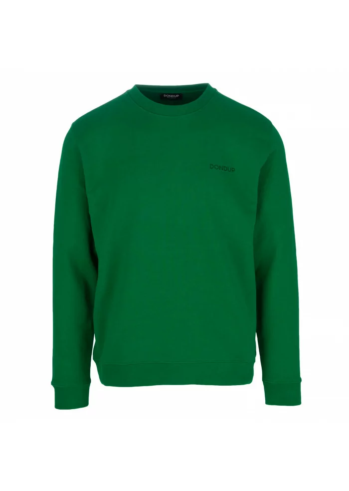 DONDUP | FELPA REGULAR LOGO VERDE