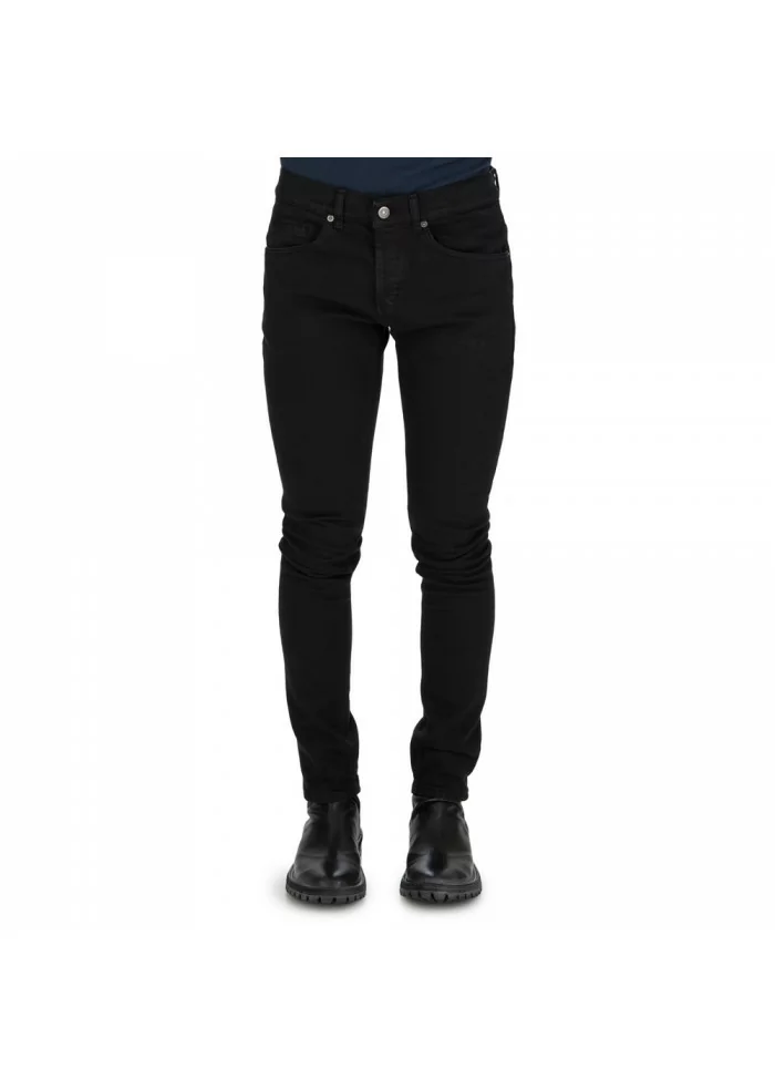 DONDUP | PANTALONI GEORGE COTONE NERO
