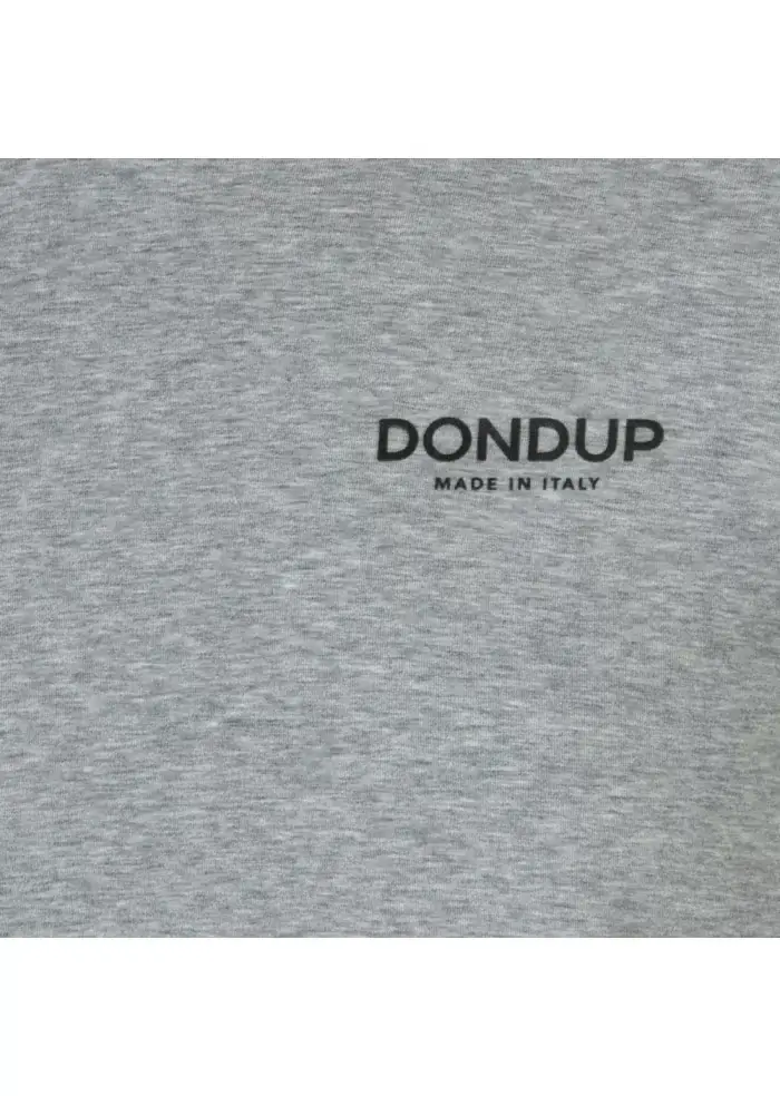 DONDUP | T-SHIRT LOGO GRIGIO