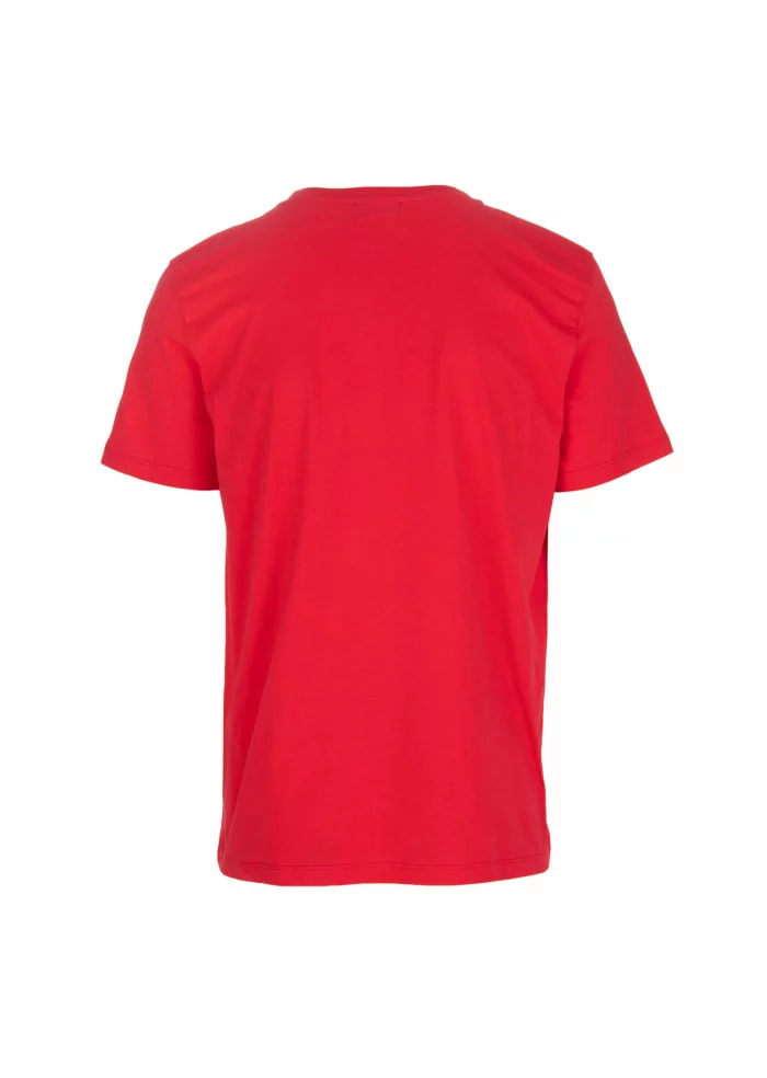 DONDUP | T-SHIRT REGULAR LOGO ROSSO