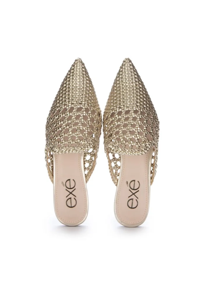 EXE' | MULES MIAMI INTRECCAITI ORO