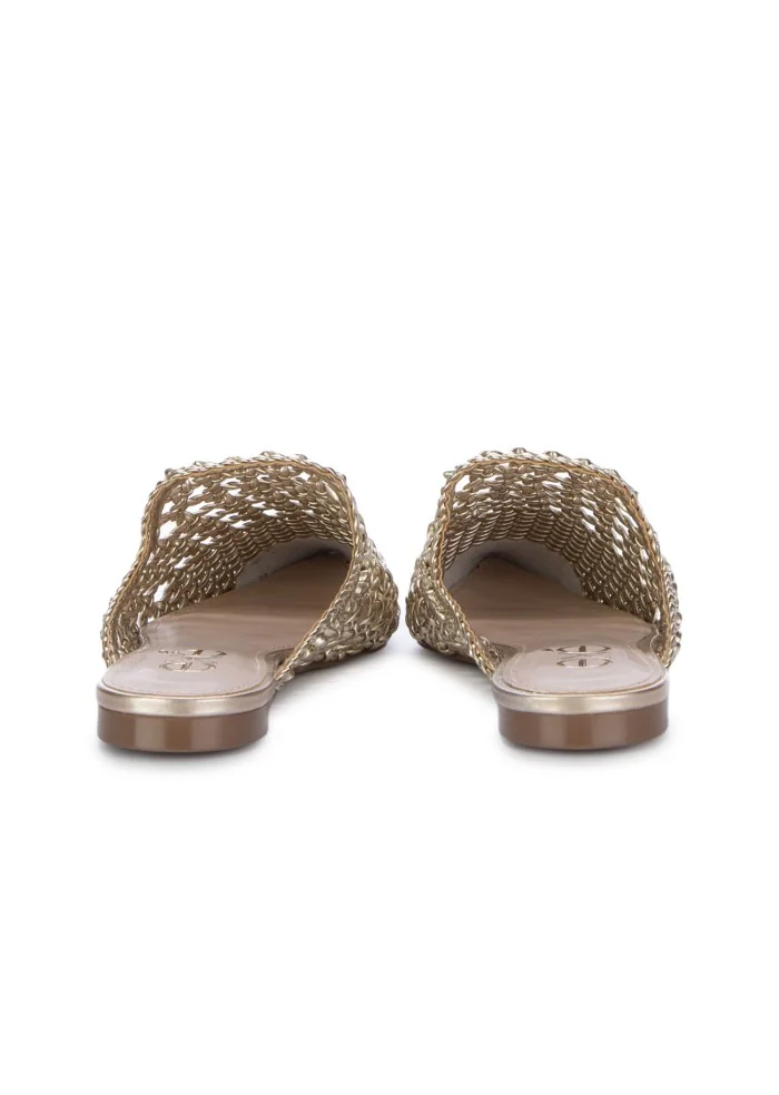 EXE' | MULES MIAMI INTRECCAITI ORO