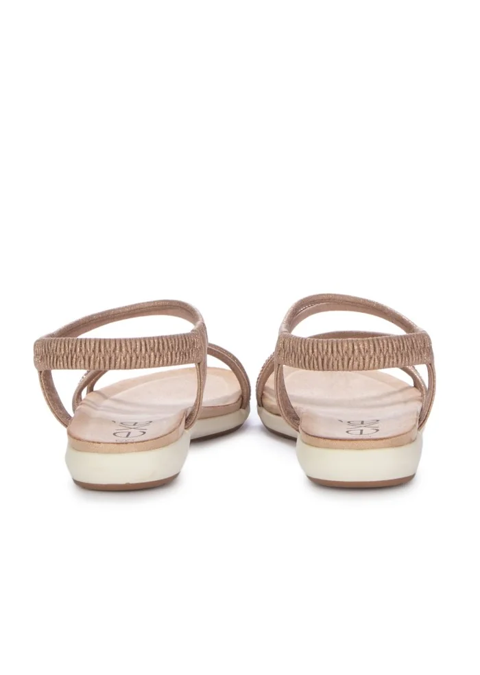 EXE' | SANDALI CINTURINO ELASTICO ROSA ANTICO