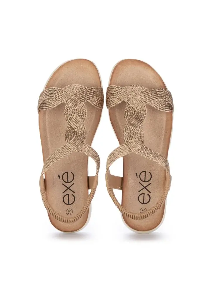 EXE' | SANDALI INTRECCI BEIGE