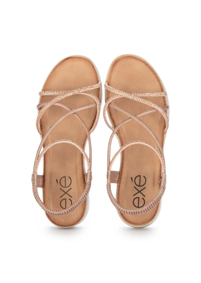 EXE' | SANDALI PERLINE ROSA NUDE
