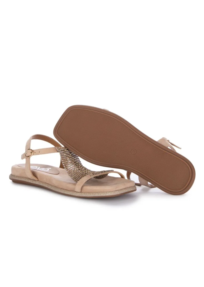 EXE' | SANDALI STRASS SCINTILLANTI BEIGE