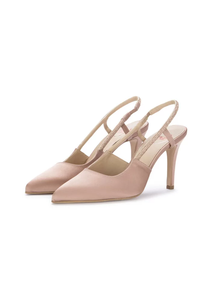 EXÉ | SANDALI TACCO COMO SATINATO ROSA