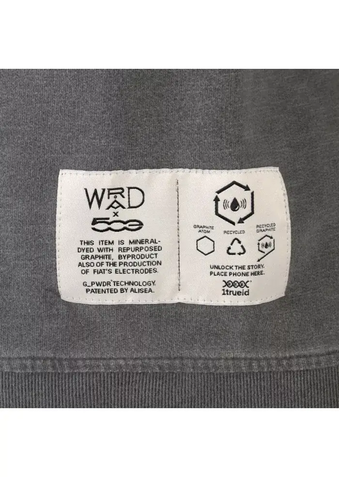 FELPA UNISEX WRAD X FIAT | WRAD X 500E GRIGIO