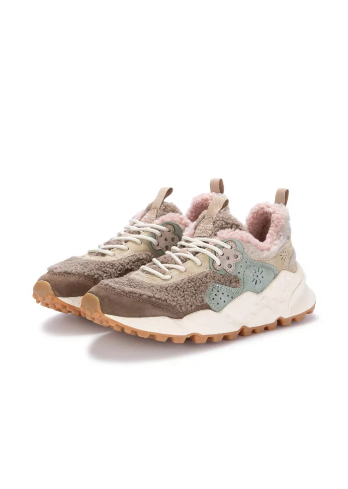 FLOWER MOUNTAIN | SNEAKERS KOTETSU TEDDY MARRONE ROSA