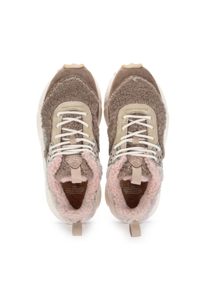 FLOWER MOUNTAIN | SNEAKERS KOTETSU TEDDY MARRONE ROSA
