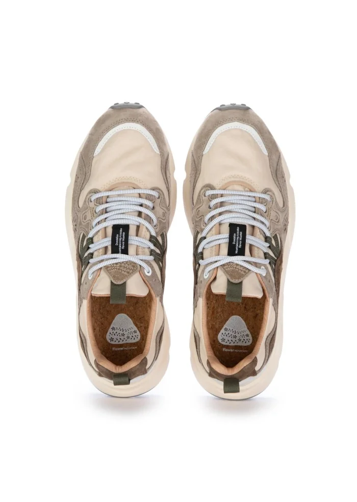 FLOWER MOUNTAIN | SNEAKERS YAMANO 3 BEIGE MARRONE
