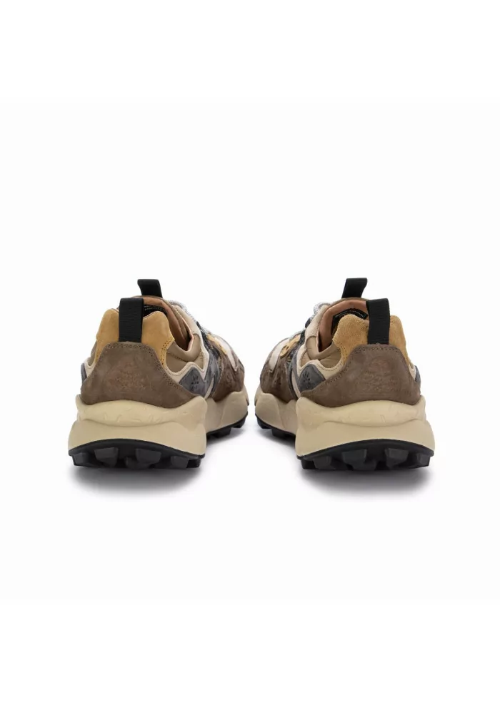 FLOWER MOUNTAIN | SNEAKERS YAMANO 3 CAMOSCIO NYLON MARRONE