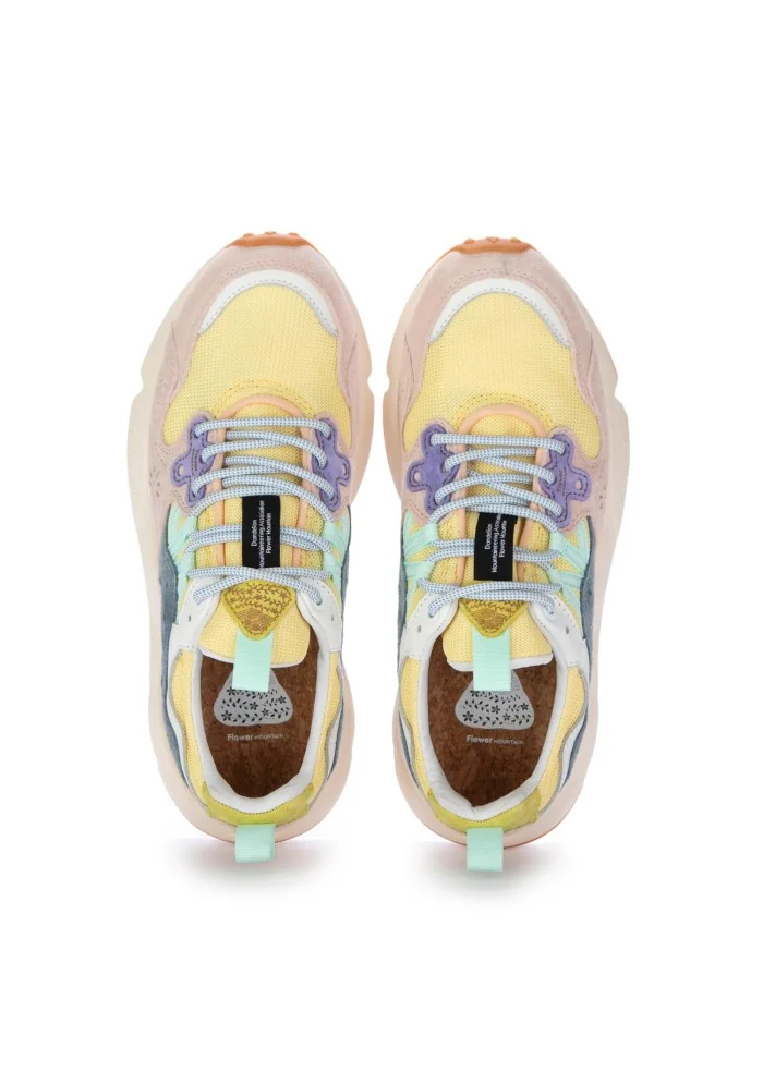 FLOWER MOUNTAIN | SNEAKERS YAMANO 3 GIALLO ROSA