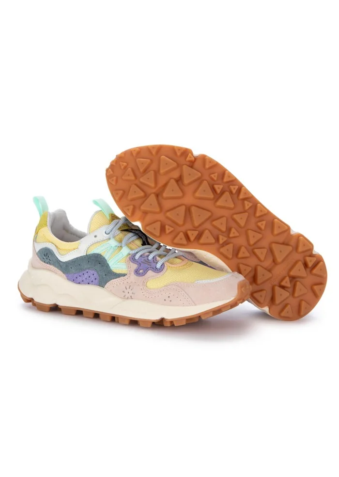 FLOWER MOUNTAIN | SNEAKERS YAMANO 3 GIALLO ROSA