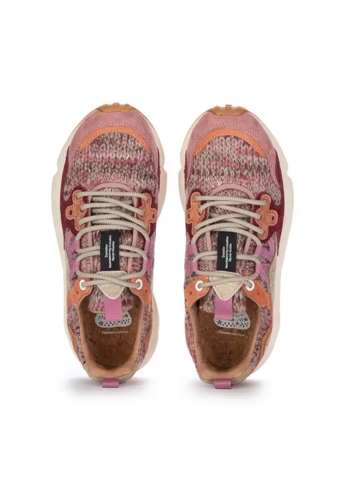 FLOWER MOUNTAIN | SNEAKERS YAMANO 3 KNITTING ROSA