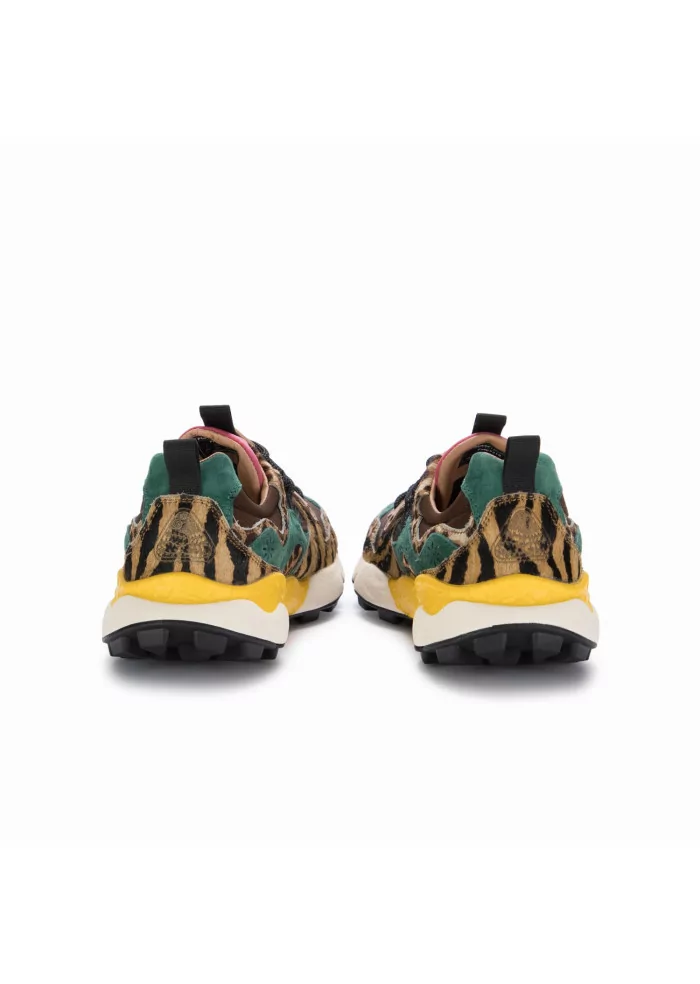 FLOWER MOUNTAIN | SNEAKERS YAMANO 3 PONY HAIR MARRONE MULTICOLORE