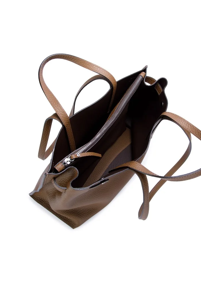 GIANNI CHIARINI | BORSA A MANO ALTEA MARRONE