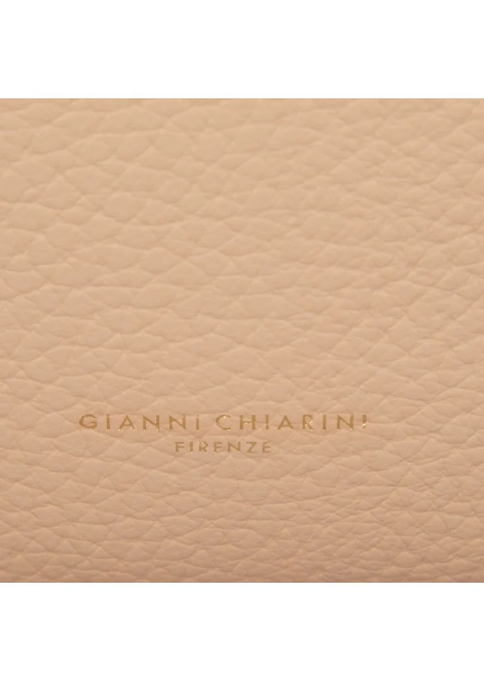 GIANNI CHIARINI | BORSA A SPALLA BROOKE PICCOLA ROSA CHIARO