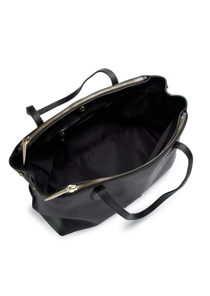 GIANNI CHIARINI | BORSA SHOPPER MARA NERO