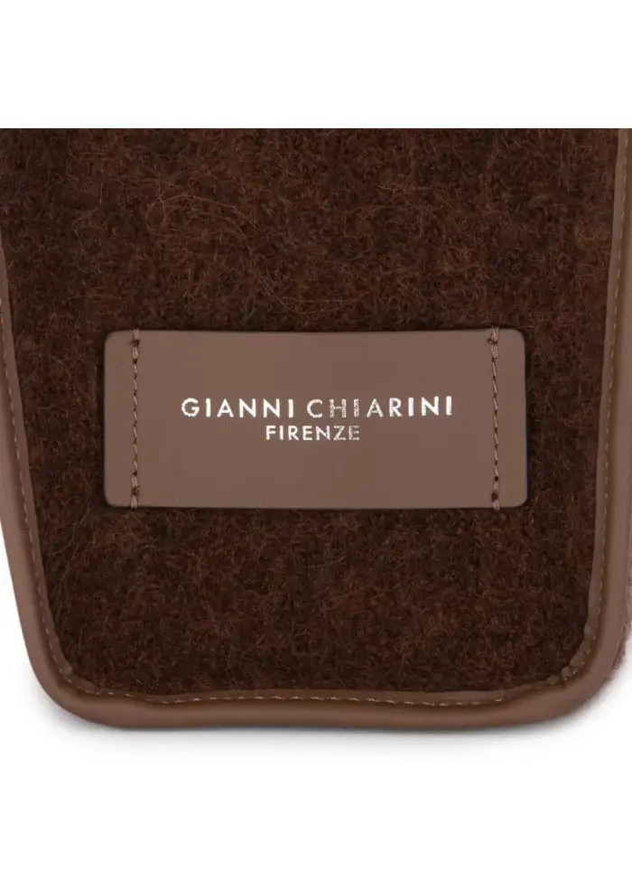 GIANNI CHIARINI | BORSA SHOPPER MARCELLA FURRY MARRONE