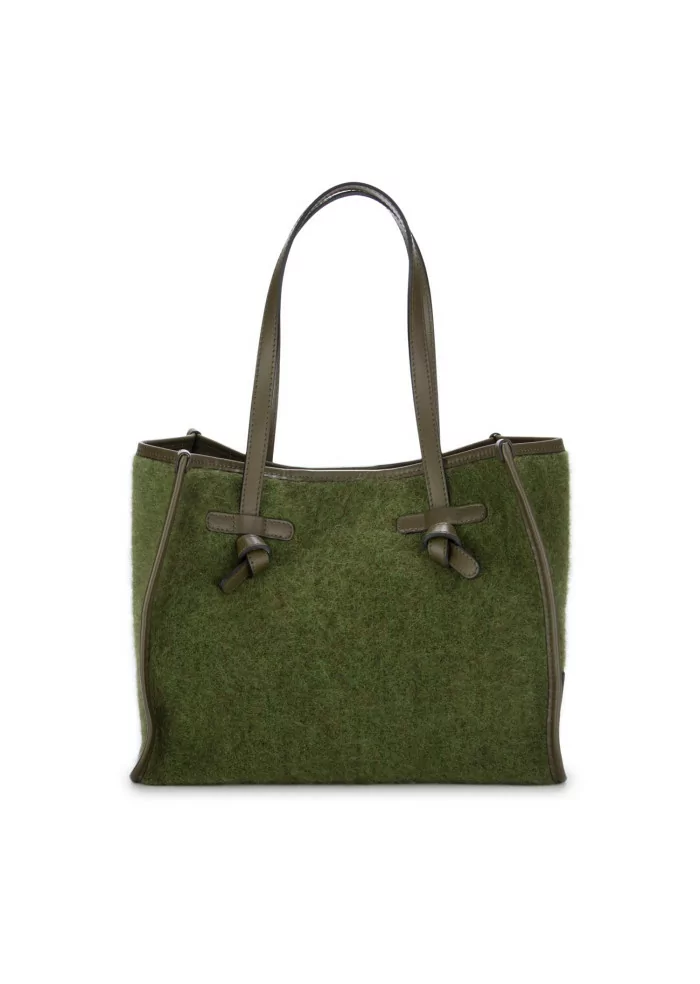 GIANNI CHIARINI | BORSA SHOPPER MARCELLA FURRY VERDE