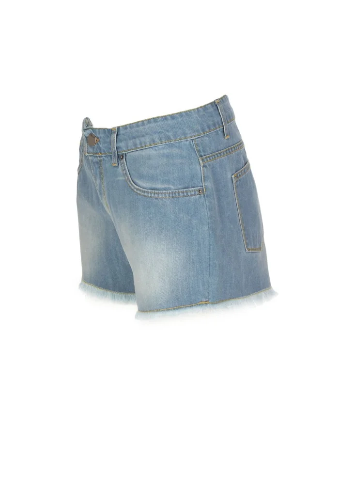 GOD SAVE DENIM | SHORTS DENIM IRIS AZZURRO