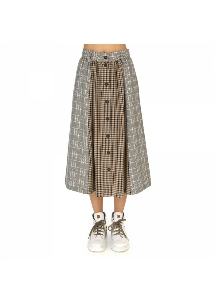 GONNA DONNA SEMICOUTURE | Y9AI24 BIANCO BEIGE NERO MARRONE