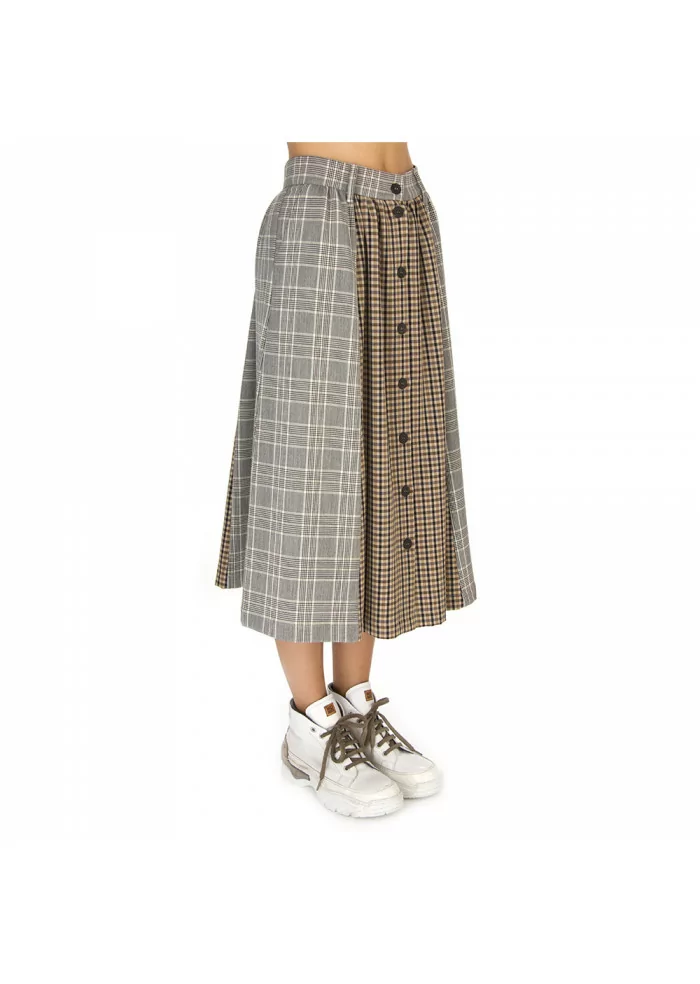 GONNA DONNA SEMICOUTURE | Y9AI24 BIANCO BEIGE NERO MARRONE