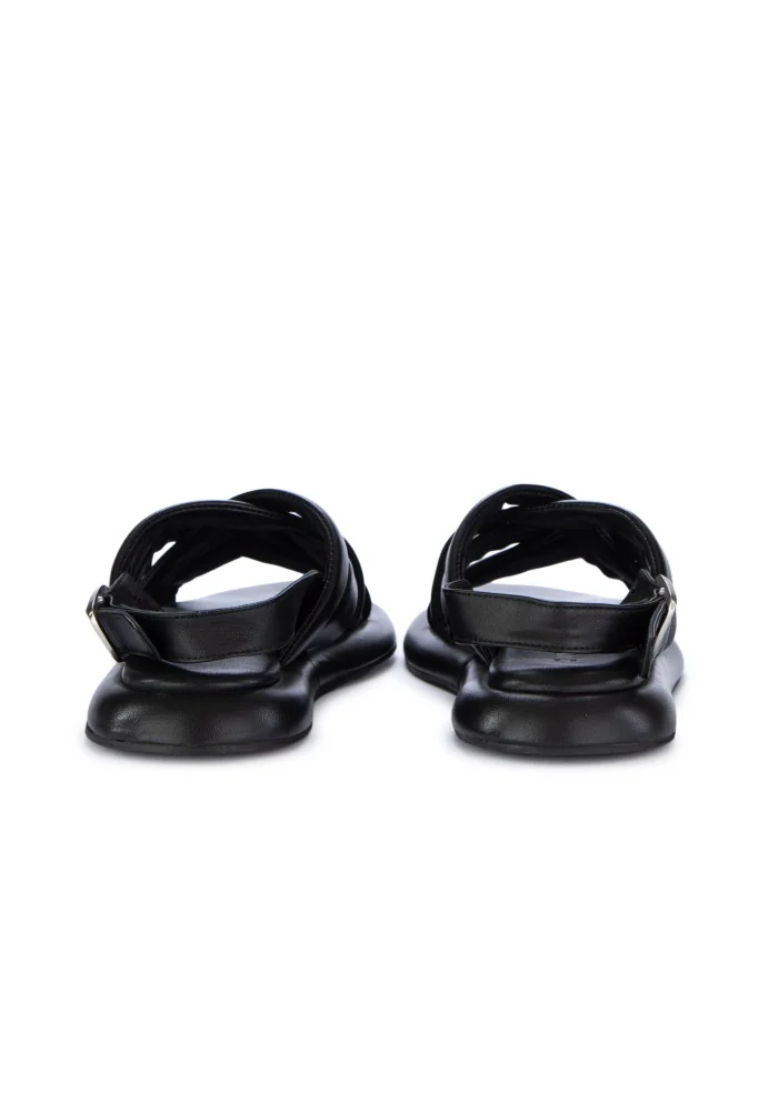 HADEL | SANDALI INTRECCIATI NERO