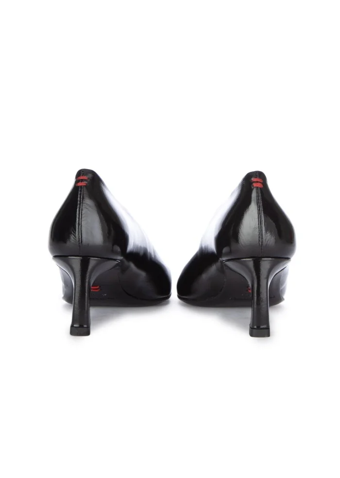 HALMANERA | SCARPE CON TACCO GLAZE NERO