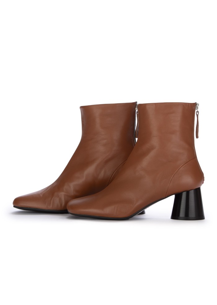 HALMANERA | STIVALETTI CON TACCO BARON TEAK MARRONE