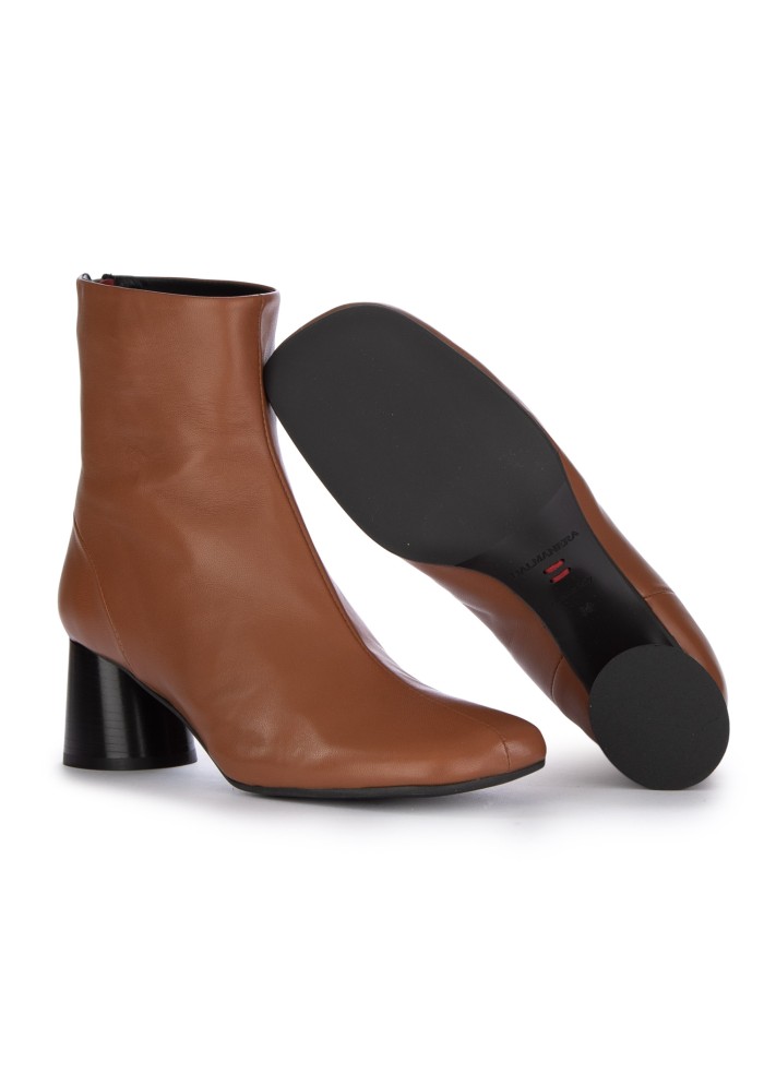 HALMANERA | STIVALETTI CON TACCO BARON TEAK MARRONE