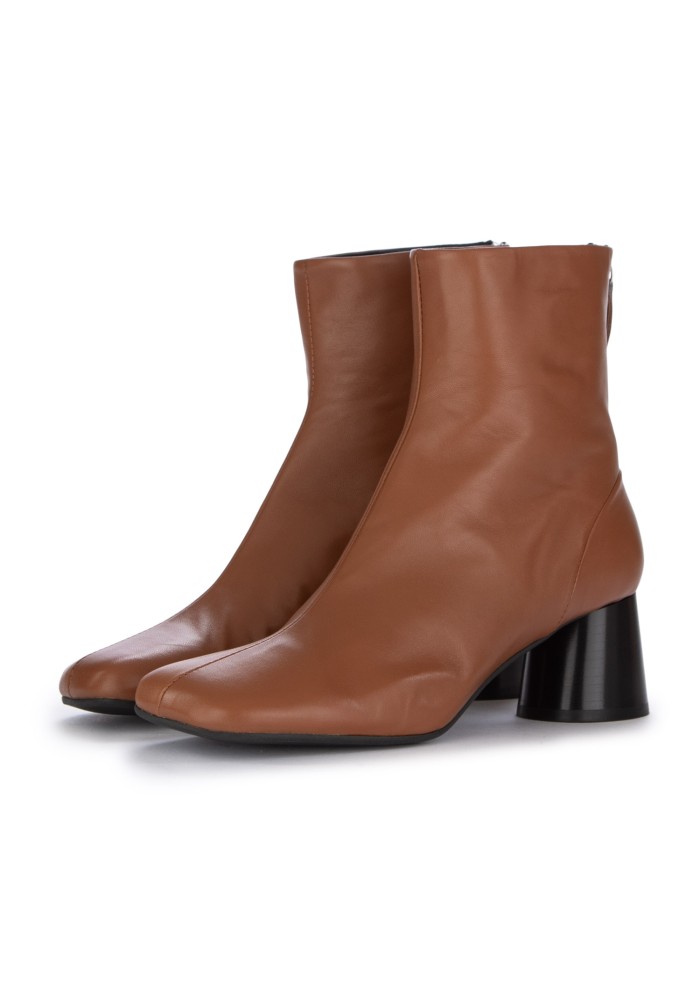 HALMANERA | STIVALETTI CON TACCO BARON TEAK MARRONE