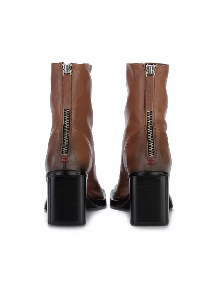 HALMANERA | STIVALETTI TACCO LINDA13 SELLANO MARRONE