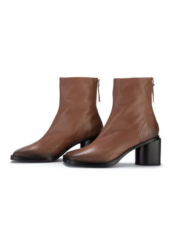 HALMANERA | STIVALETTI TACCO LINDA13 SELLANO MARRONE