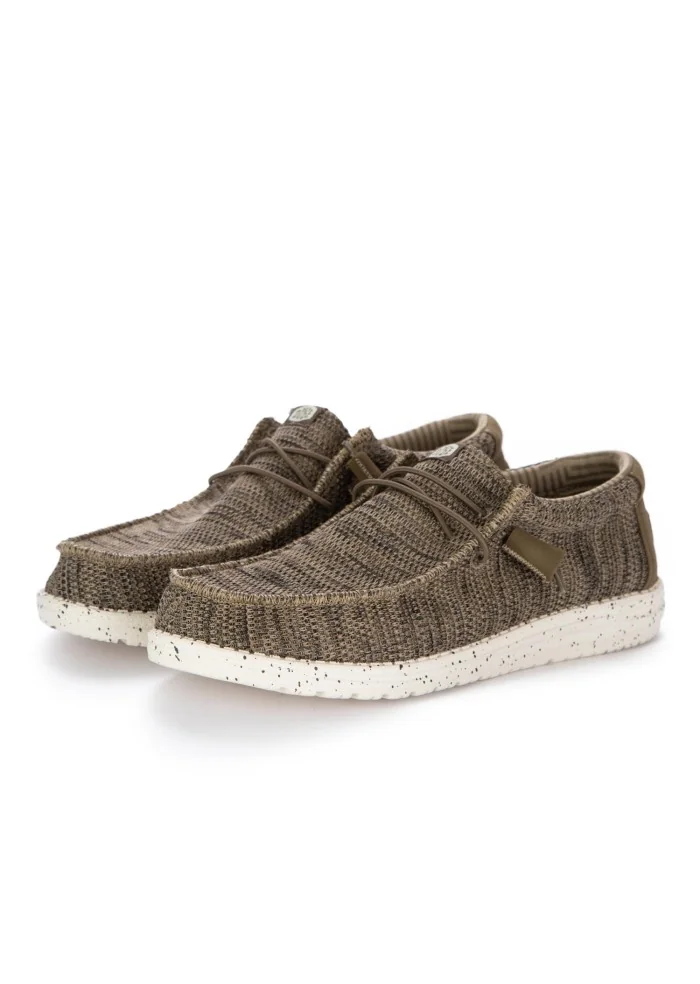 HEY DUDE | SCARPE BASSE WALLY SOX MARRONE