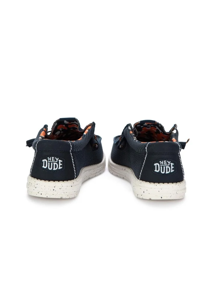 HEY DUDE | SCARPE BASSE WALLY SOX STITCH BLU