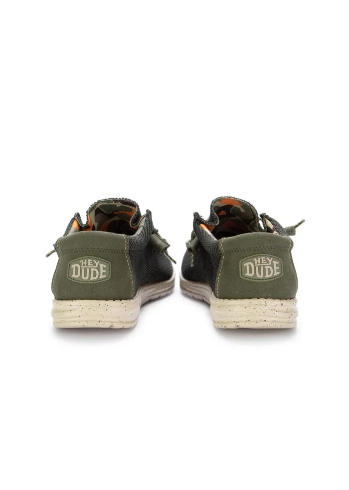 HEY DUDE | SCARPE BASSE WALLY SOX STITCH VERDE